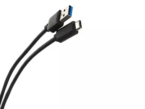 Кабель USB Type-C VCOM CU401-2M, 2 м, черный