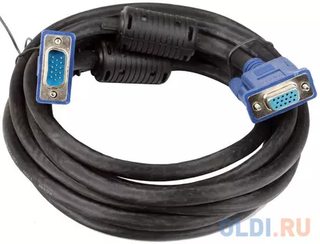 Кабель VGA 1.8м VCOM Telecom VVG6460-2MO круглый черный