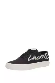 Кеды текстильные с логотипом Lacoste