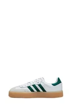 Кеды кожаные с логотипом Adidas