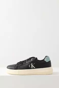 Кеды кожаные с логотипом Calvin Klein
