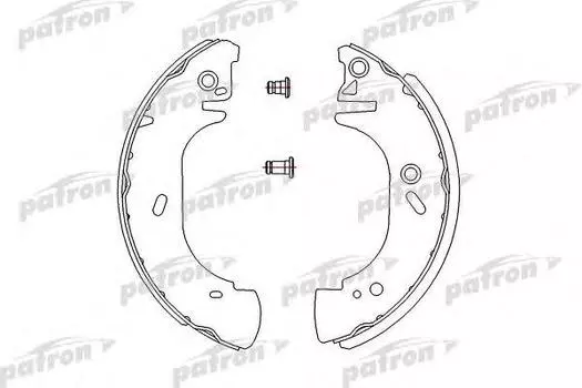 КОЛОДКИ ТОРМОЗНЫЕ БАРАБАННЫЕ FORD TRANSIT C БОРТОВОЙ ПЛАТФОРМОЙ 94-, TRANSIT АВТОБУС 94-00, TRANSIT АВТОБУС 00-, TRANSIT ФУРГОН 94-00, OPEL MOVANO COMBI 98-01, MOVANO САМОС