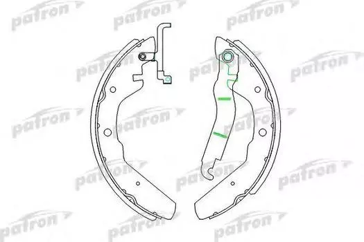 КОЛОДКИ ТОРМОЗНЫЕ БАРАБАННЫЕ VW TRANSPORTER III C БОРТОВОЙ ПЛАТФОРМОЙ 81-92, TRANSPORTER III АВТОБУС 79-92, TRANSPORTER III ФУРГОН 79-92