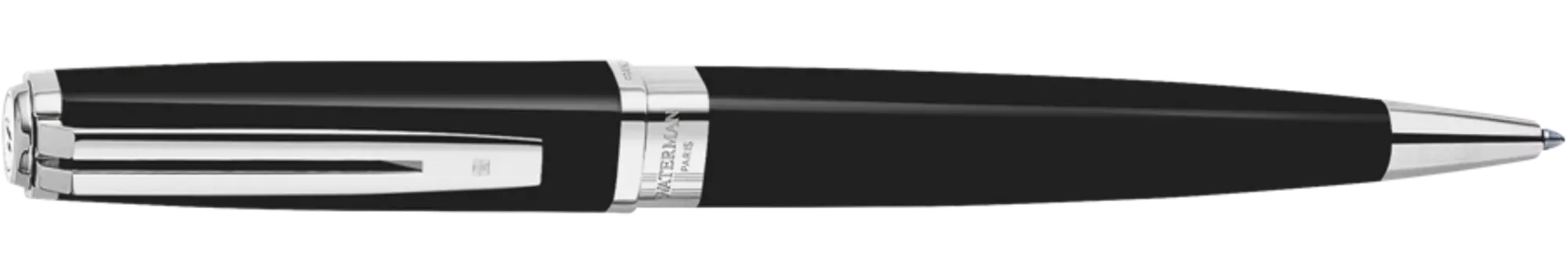 Ручка шариковая автомат Waterman Exception Slim, синий, лак, подарочная упаковка (S0637040)