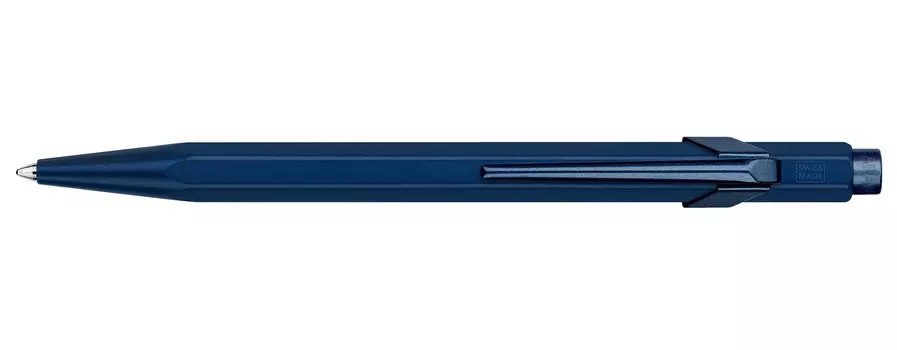 Ручка шариковая CARANDACHE Office Claim your style 3, темно-синий, синие чернила, алюминиевый корпус, подарочная упаковка (849.565)