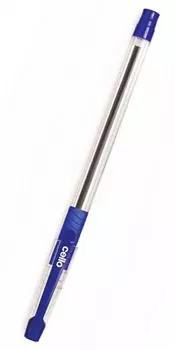 Ручка шариковая Cello SLIMO, синий, пластик, колпачок (829278)