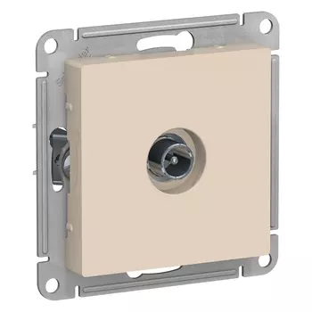 Розетка TV Schneider Electric AtlasDesign, бежевый, механизм без рамки (ATN000291)