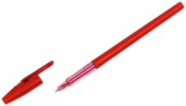 Ручка шариковая Stabilo Liner F, красный, пластик, колпачок, коробка (808/40)