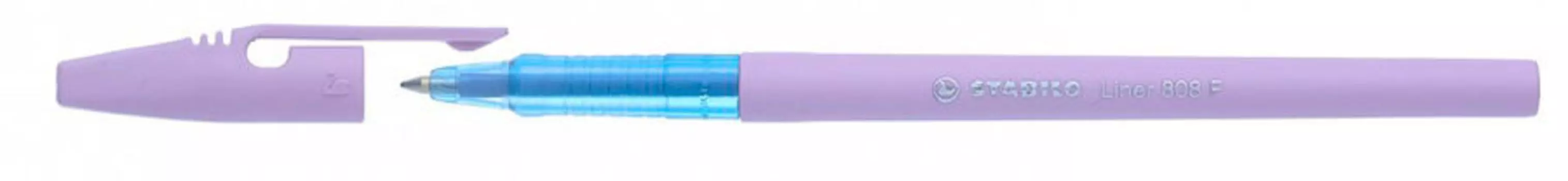 Ручка шариковая Stabilo Liner Pastel, синий, пластик, колпачок, коробка (808FP/41-6)