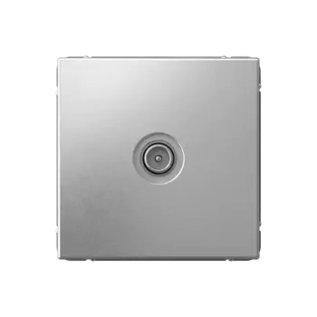 Розетка TV Systeme Electric ArtGallery, алюминий, проходная (GAL000392)