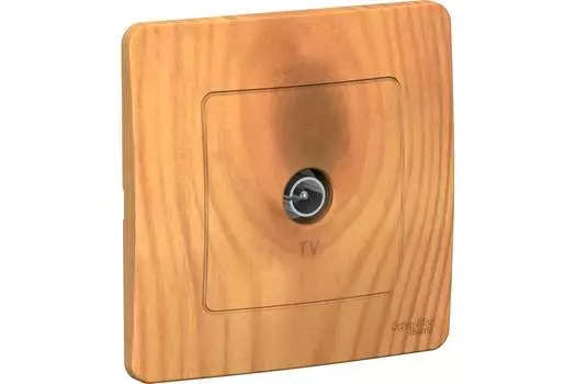 Розетка TV Systeme Electric Blanca, ясень, в сборе (BLNTS000015)
