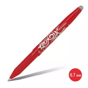Ручка гелевая PILOT BL-FR-7-R, красный, пластик, колпачок (BL-FR-7-R)