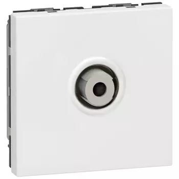 Розетка TV Legrand Mosaic, белый, оконечная, без рамки (078780)