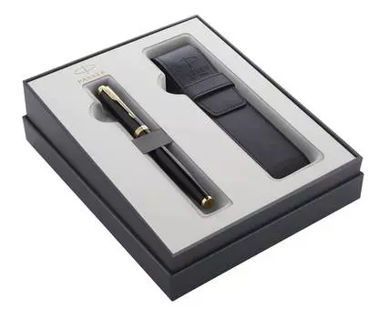 Ручка перьевая нажимной Parker IM Core GIFT 20, синий, 1, металл, картонная коробка (1424406)