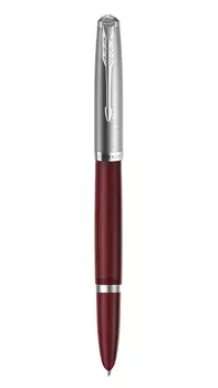 Ручка перьевая Parker 51 Core, 1, сталь нержавеющая, колпачок, подарочная упаковка (2123496)