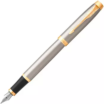 Ручка перьевая Parker IM Core F321, синий, латунь лакированная, колпачок, подарочная упаковка (CW1931649)