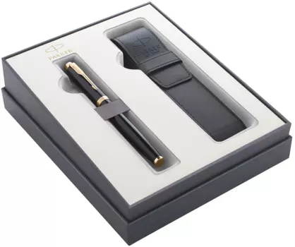 Ручка перьевая Parker IM Core GIFT 20, синий, 1, Латунь, колпачок, подарочная упаковка (1424409)