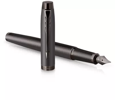 Ручка перьевая Parker IM Monochrome F328 Bronze PVD M, Латунь, колпачок, подарочная упаковка (CW2172959)