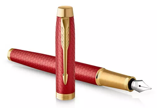 Ручка перьевая Parker IM Premium F318 Red GT (2143650)