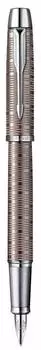 Ручка перьевая Parker IM Premium Vacumatic F224 , синий, алюминий анодированный, колпачок, подарочная упаковка (1906777)