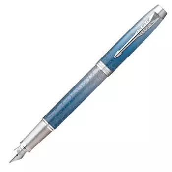 Ручка перьевая Parker IM SE F316 Polar, черный, Легированная сталь, колпачок, подарочная упаковка (2153003)