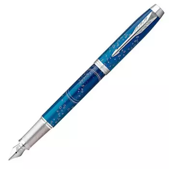 Ручка перьевая Parker IM SE F316 Submerge, синий, нержавеющая сталь, колпачок, подарочная упаковка (2152859)