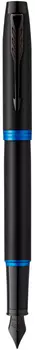 Ручка перьевая Parker IM Vibrant Rings F315, синий, сталь нержавеющая, колпачок, подарочная упаковка (CW2172859)