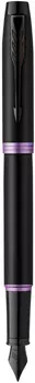 Ручка перьевая Parker IM Vibrant Rings F315, синий, сталь нержавеющая, колпачок, подарочная упаковка (CW2172949)