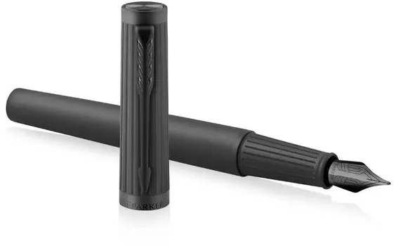 Ручка перьевая Parker Ingenuity Core F570 Black BT F, Латунь, колпачок, подарочная упаковка (2182013)
