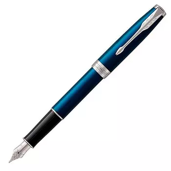 Ручка перьевая Parker Sonnet Core F539, 1, лак, сталь, колпачок, подарочная упаковка (1945363)