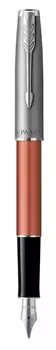 Ручка перьевая Parker Sonnet Essential SB F545, сталь нержавеющая, колпачок, подарочная упаковка (CW2169228)