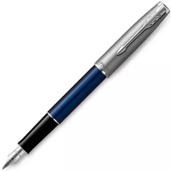 Ручка перьевая Parker Sonnet F546, 1, сталь нержавеющая, колпачок, подарочная упаковка (2146747)