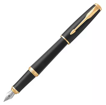 Ручка перьевая Parker Urban Core F309, синий, латунь лакированная, колпачок, подарочная упаковка (CW1931593)