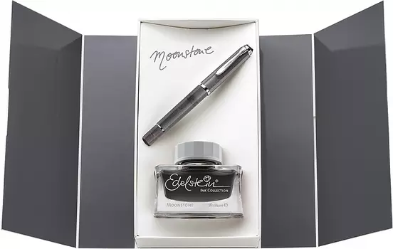 Ручка перьевая Pelikan Elegance Classic M205 Moonstone, 1, лак, колпачок, подарочная упаковка (PL816922)