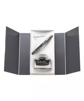 Ручка перьевая Pelikan Elegance Classic M205 Moonstone, черный, 1, смола, колпачок, подарочная упаковка (PL816939)