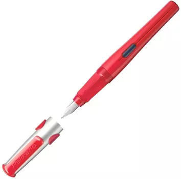 Ручка перьевая Pelikan School Pelikano, красный, пластик, колпачок, коробка (PL802994)