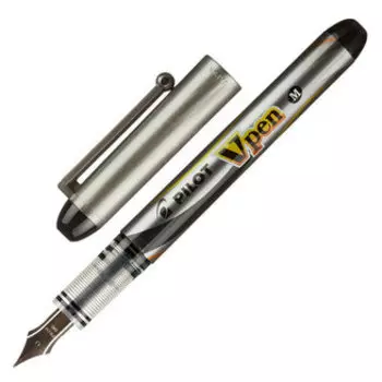 Ручка перьевая Pilot SVP-4M-B, черный, пластик, колпачок, картонная коробка (SVP-4M-B)