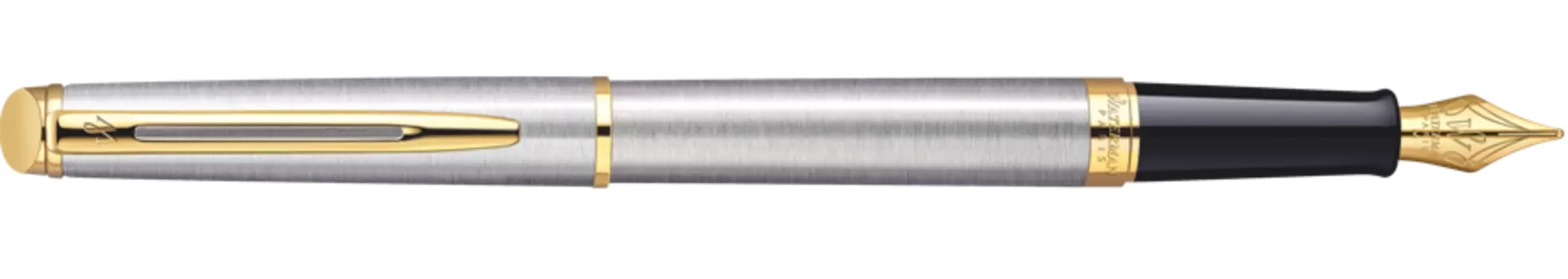 Ручка перьевая Waterman Hemisphere, 1, сталь нержавеющая, колпачок, подарочная упаковка (S0920310)