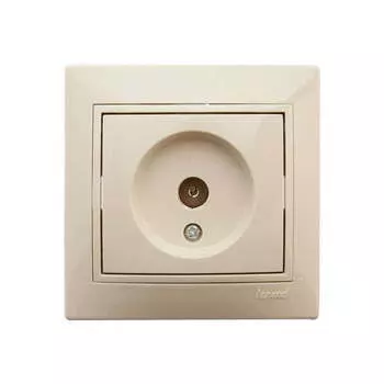 Розетка TV LEZARD MIRA, кремовый (701-0303-130)