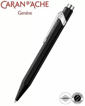 Ручка роллер автомат CARANDACHE Office 849, черный, Алюминий, подарочная упаковка (846.509)