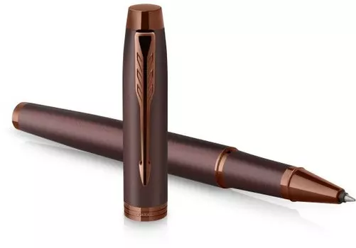 Ручка роллер Parker IM Monochrome T328 Burgundy PVD F (2190513)
