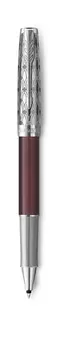 Ручка роллер Parker Sonnet Premium T537, черный, металл, колпачок, подарочная упаковка (2119782)