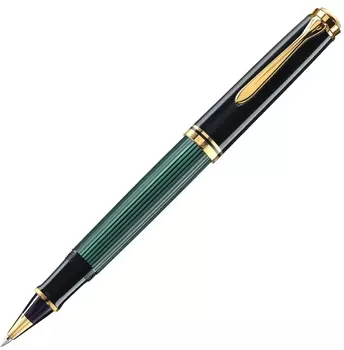 Ручка роллер Pelikan Souveraen R 600, черный, целлулоид, колпачок, подарочная упаковка (PL997569)