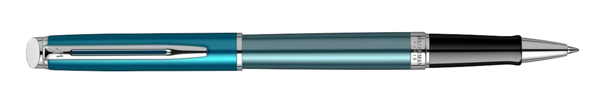 Ручка роллер Waterman Hemisphere 2018 Coral Pink CT, черный, лак, нержавеющая сталь, колпачок, подарочная упаковка (2118239)