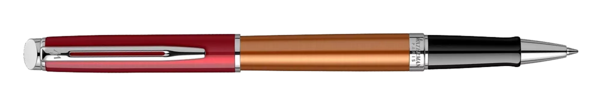 Ручка роллер Waterman Hemisphere, черный, лак, нержавеющая сталь, колпачок, подарочная упаковка (2118235)