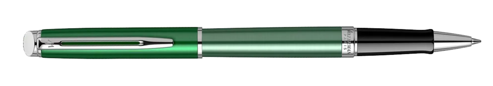 Ручка роллер Waterman Hemisphere, черный, лак, нержавеющая сталь, колпачок, подарочная упаковка (2118283)