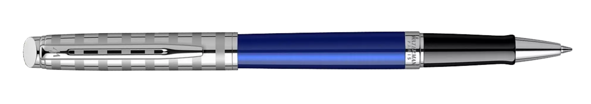 Ручка роллер Waterman Hemisphere Deluxe, черный, лак, нержавеющая сталь, колпачок, подарочная упаковка (2117787)