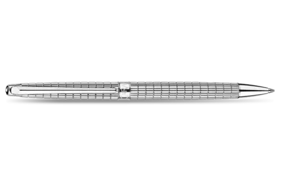 Ручка шариковая автомат CARANDACHE Leman Slim Lights, черный, металл, подарочная упаковка (4781.386)