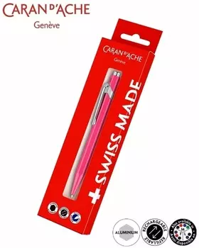 Ручка шариковая автомат CARANDACHE Office 849 Fluo, синий, Алюминий, блистер (849.690)