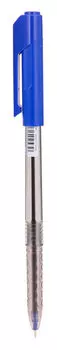 Ручка шариковая автомат DELI Arrow, синий, пластик (EQ00830)